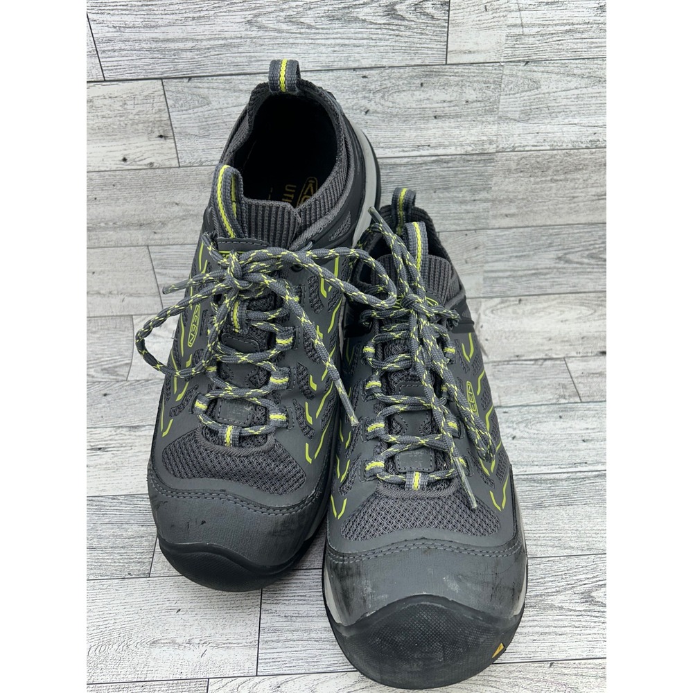 Keen Utility Flint II Sport Carbon Toe‎ Work Shoes Women Sz 8M Magnet Lime Green
